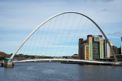 Gateshead Millennium Bridge Winking Eye Bridge