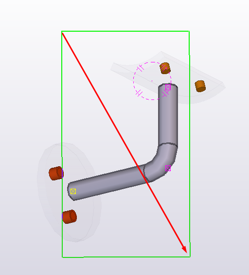 Selection window in Tekla Structures