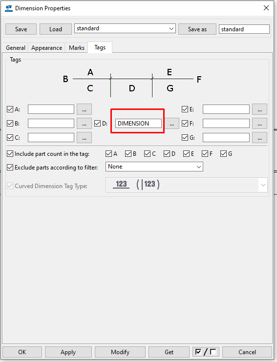 Manually turn on dual dimension in Tekla drawing