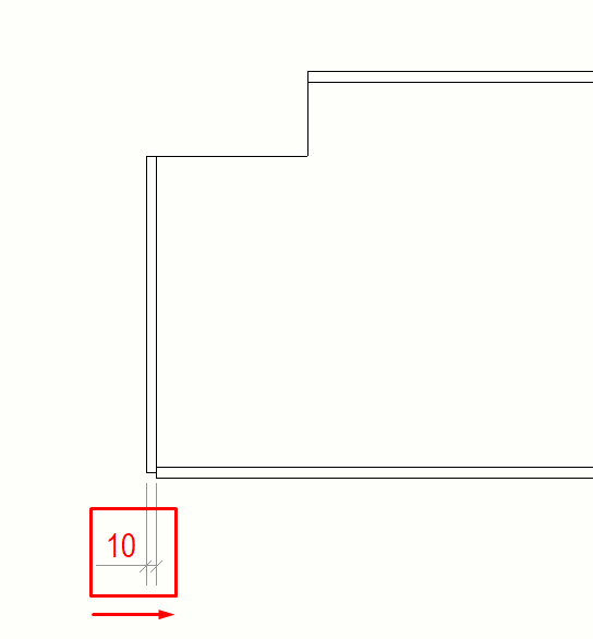Flip dimension in Tekla drawing