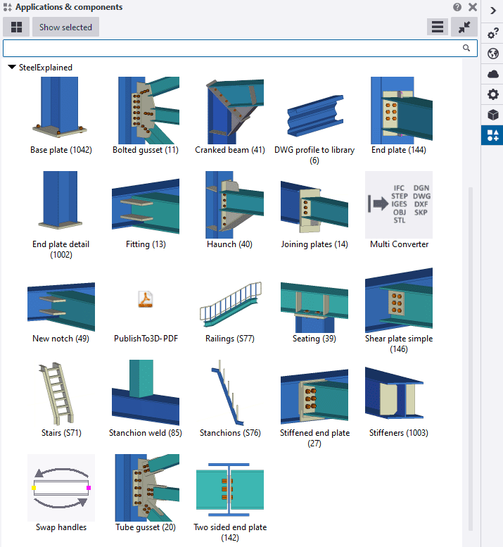 Tekla Structures components