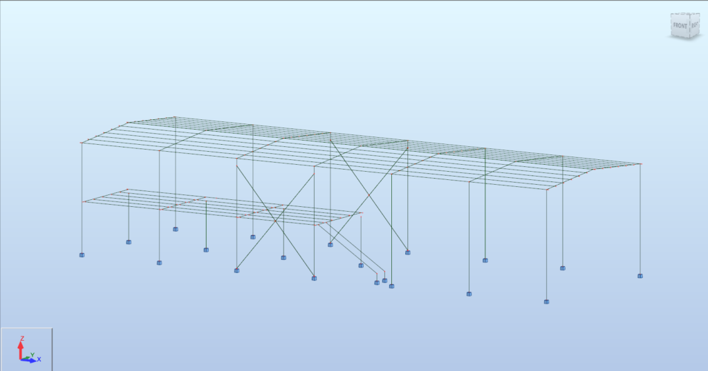 CIS/2 Analysis model imported in Robot Structural Analysis