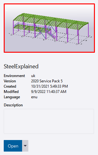 Tekla Structures Thumbnail Photo