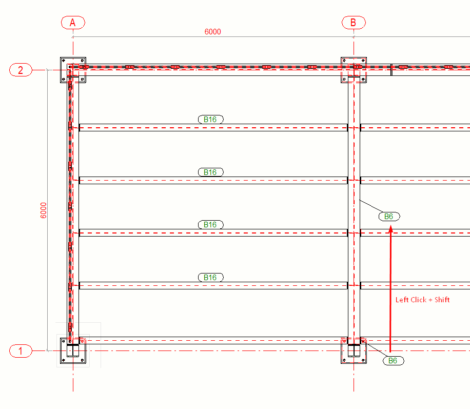 Move part marks in Tekla Structures drawings 