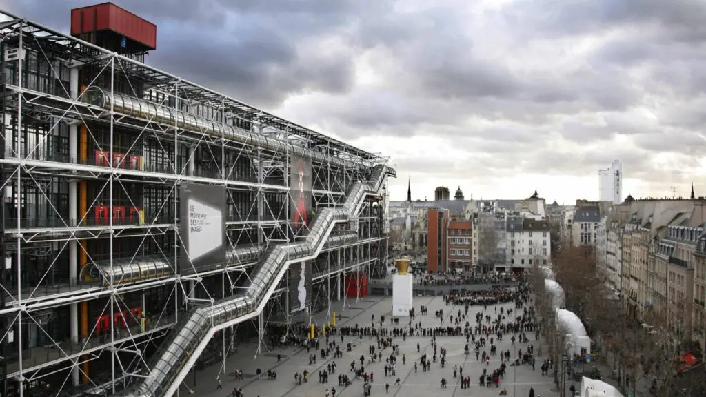 The Centre Pompidou in Paris 