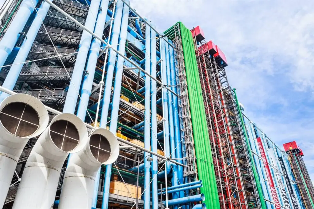 The Centre Pompidou in Paris 