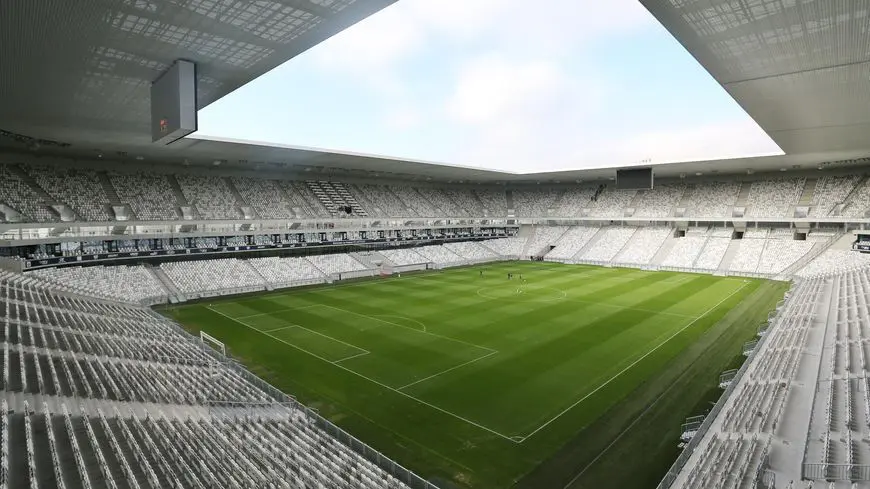 Inside view of the Stade de Bordeaux