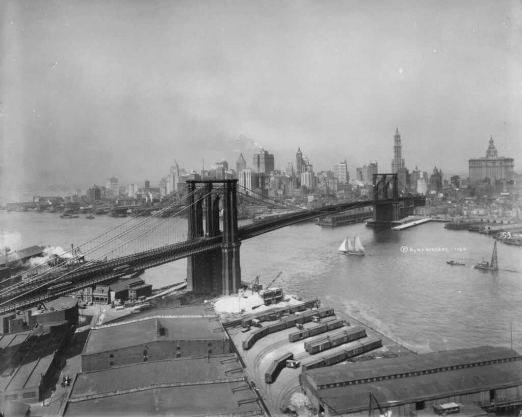 The Brooklyn Bridge in New York