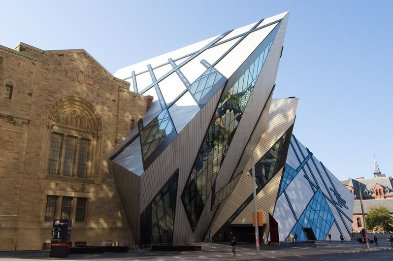The annexe to the Royal Ontario Museum - designed by Daniel Liebeskind