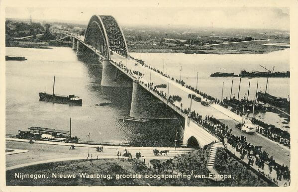 The Waalbrug Arch Bridge