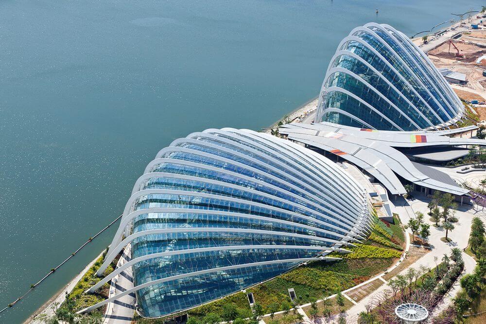 Flower Dome and Cloud Forest In The Gardens by the Bay