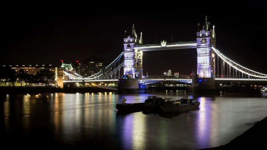 Tower Bridge At Night