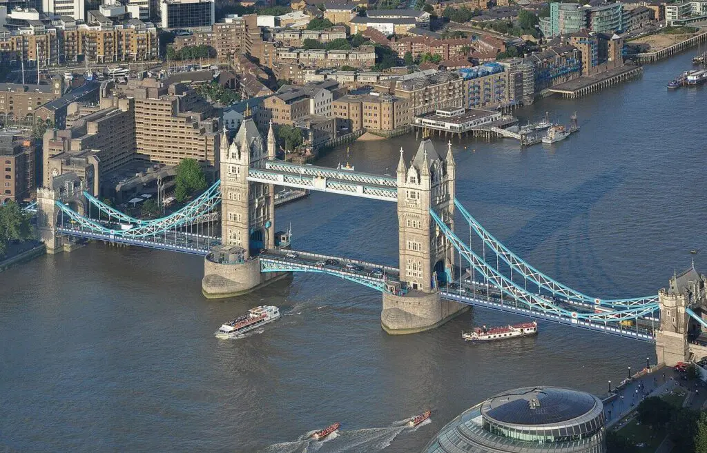 Tower Bridge - Aerial View
