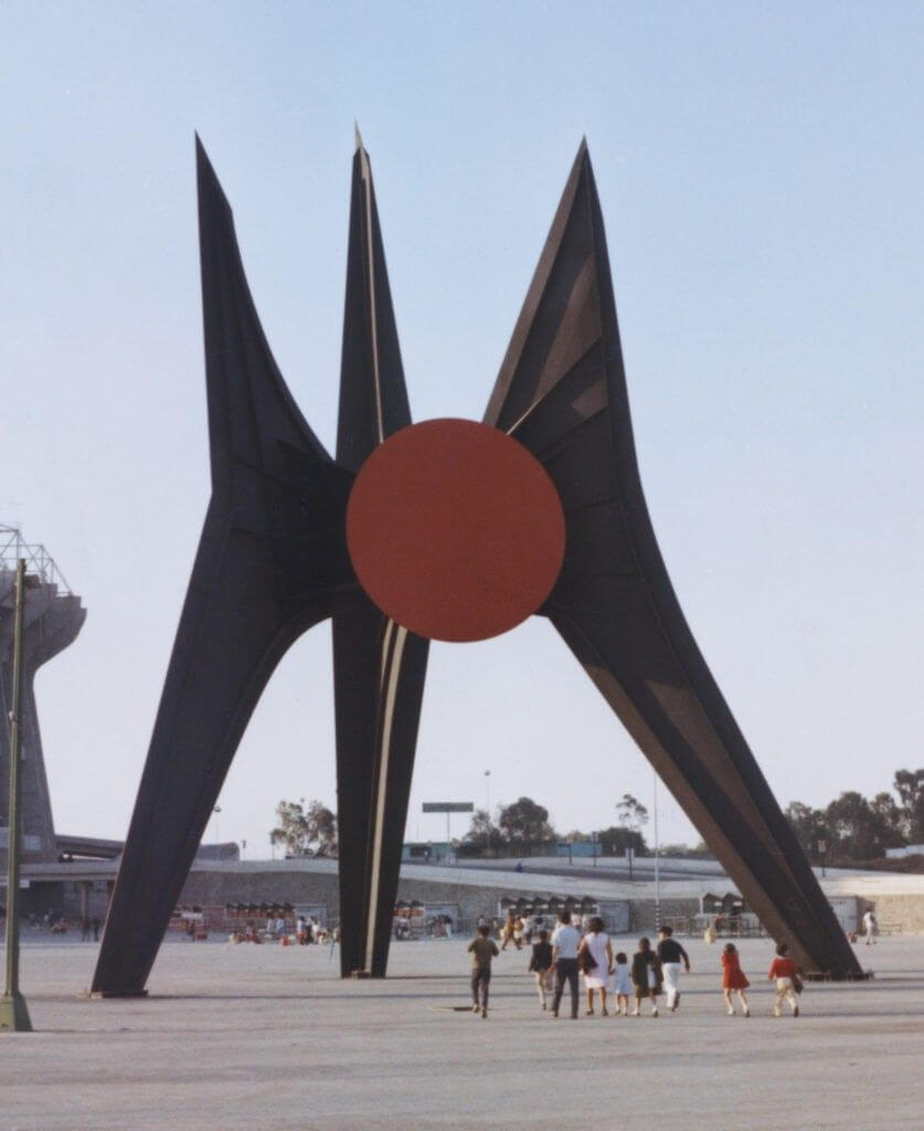El Sol Rojo, Constructed Outside the Estadio Azteca for the 1968 Summer Olympics in Mexico City 