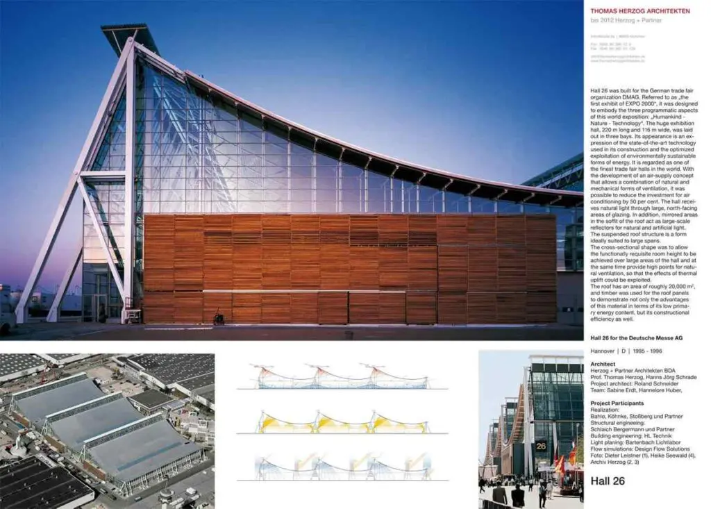 Hall 26 for the Deutsche Messe AG Hannover