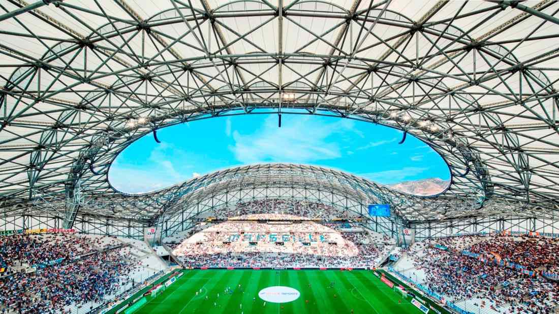 Stade Velodrome/ Marseille (Marseille, France)  Football stadiums, Stadium  architecture, Soccer stadium