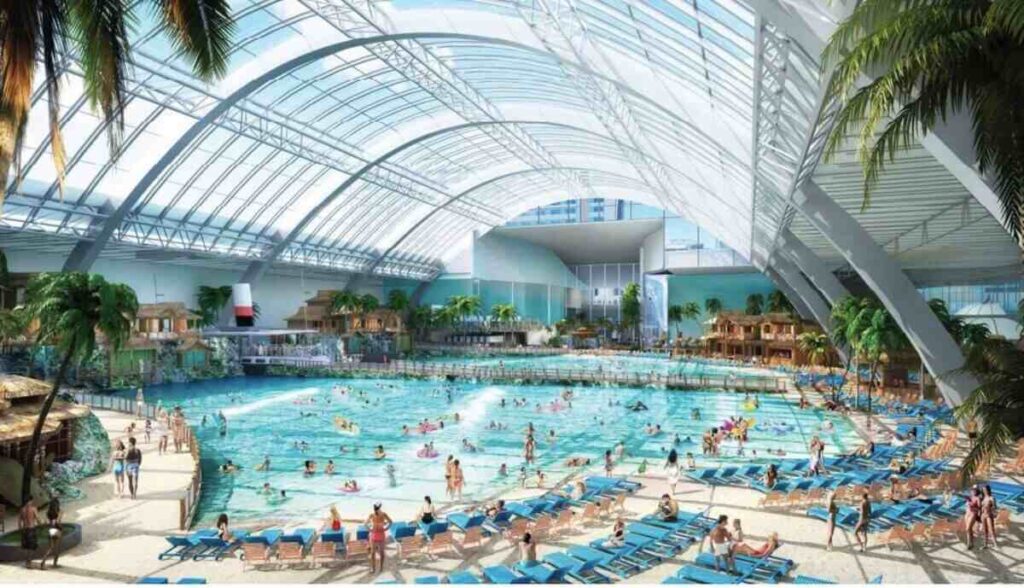 Rendering of the Mall of America water park.