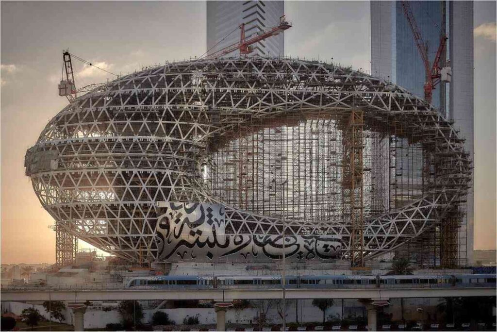The Museum of the Future During Construction