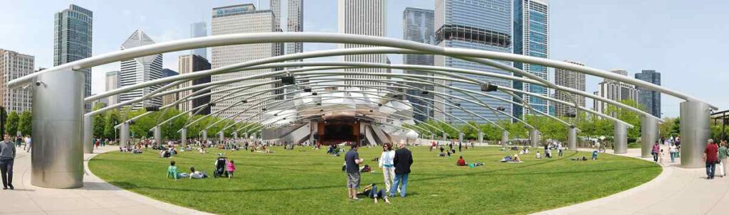 Jay Pritzker Pavilion, Millenium Park, Chicago(Illinois), USA