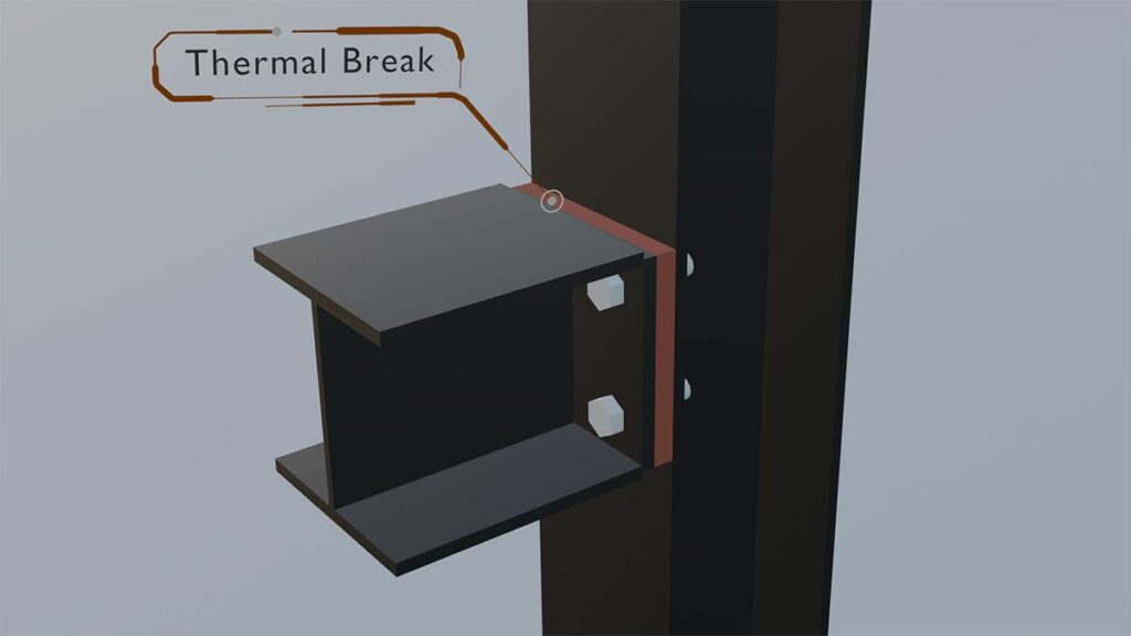 Structural Thermal Break in Steel-to-Steel connection